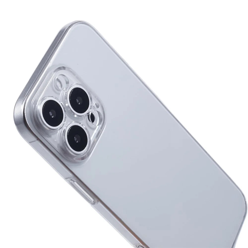 For iPhone 16 Pro Case Shock-Absorption Hard PC Phone Cover Transparent (Precise Lens Cutouts) - 4