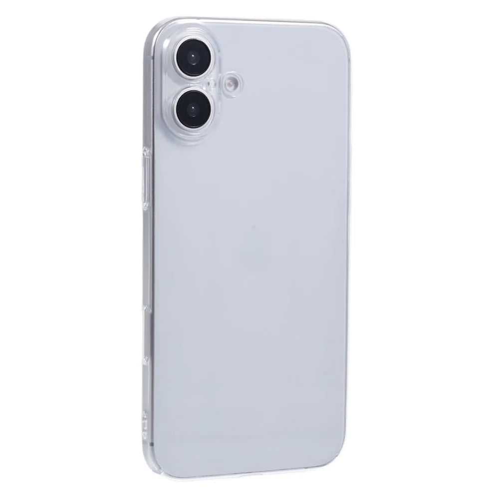 For iPhone 16 Plus Case Shock-Absorption Hard PC Phone Cover Transparent (Precise Lens Cutouts) - 1
