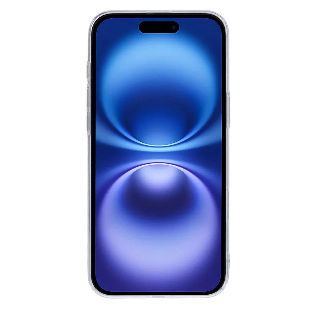 For iPhone 16 Plus Case Shock-Absorption Hard PC Phone Cover Transparent (Precise Lens Cutouts) - 2