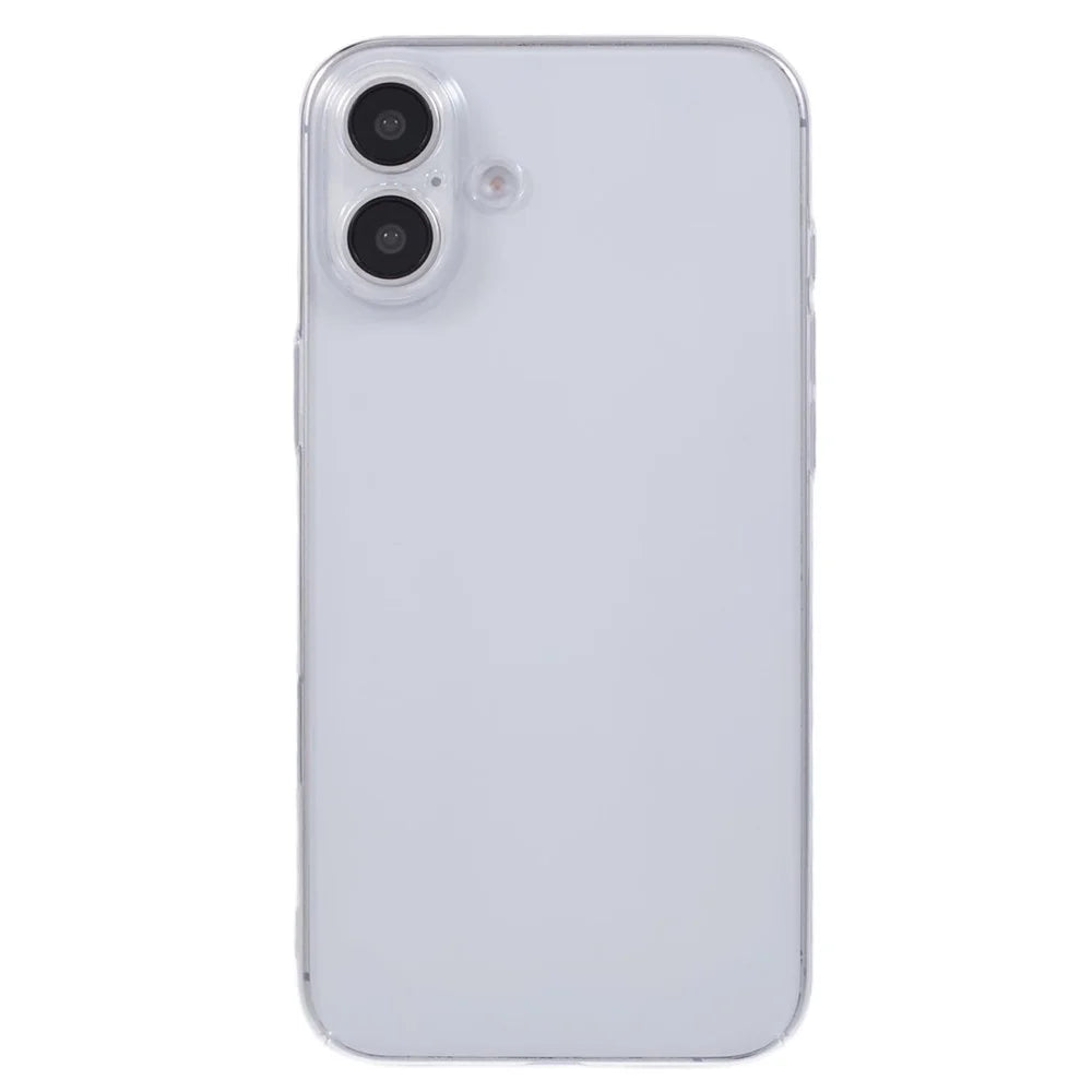 For iPhone 16 Plus Case Shock-Absorption Hard PC Phone Cover Transparent (Precise Lens Cutouts) - 3
