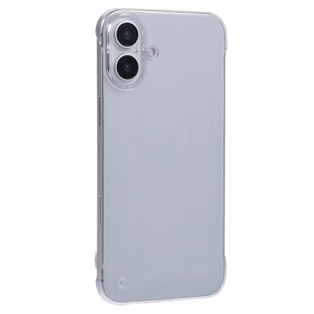 For iPhone 16 Plus Case Transparent PC Borderless Phone Cover - 3