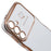 For Samsung Galaxy S23 FE Case Love Hearts TPU Phone Cover Curly Wave Frame Large Window - Ivory White - 6