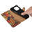 For iPhone 16 Pro Case Flower Printing Stand PU Leather Protective Phone Cover - Autumn - 3