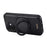 DENIOR For iPhone 16 Plus Case Rotating Magnetic Kickstand Genuine Cow Leather Phone Back Cover - Black - 5