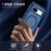 For Google Pixel 8a Magnetic Case Matte TPU+PC Back Drop-Proof Phone Cover - Royal Blue + Blue - 5
