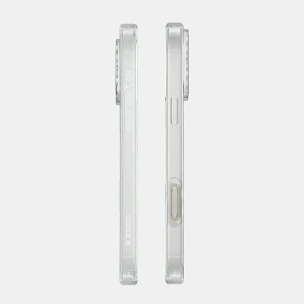 KZDOO Guardian Series For iPhone 16 Case Shockproof PC+TPU Phone Cover - Transparent - 4