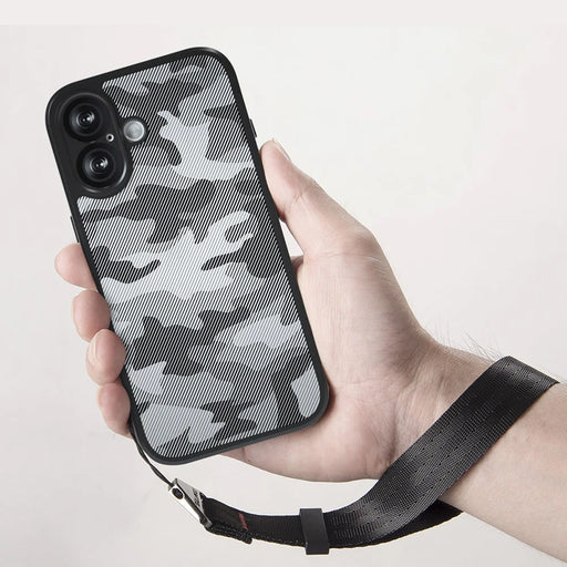 IBMRS For iPhone 16 Plus Case TPU + PC Heavy Duty Shockproof Phone Cover Camera Protection - Artistic Camouflage - 2