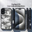 IBMRS For iPhone 16 Plus Case TPU + PC Heavy Duty Shockproof Phone Cover Camera Protection - Artistic Camouflage - 7