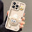 For iPhone 15 Pro Case 3D Fluffy Briquette Doll TPU Phone Cover - White - 1