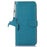 For Samsung Galaxy S25 Ultra Case RFID Blocking Litchi Texture Genuine Cow Leather Phone Cover - Blue - 6