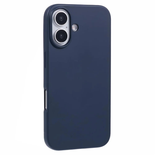 MERCURY GOOSPERY SOFT FEELING Series for iPhone 16 Case Matte Finish TPU Phone Cover - Dark Blue - 1
