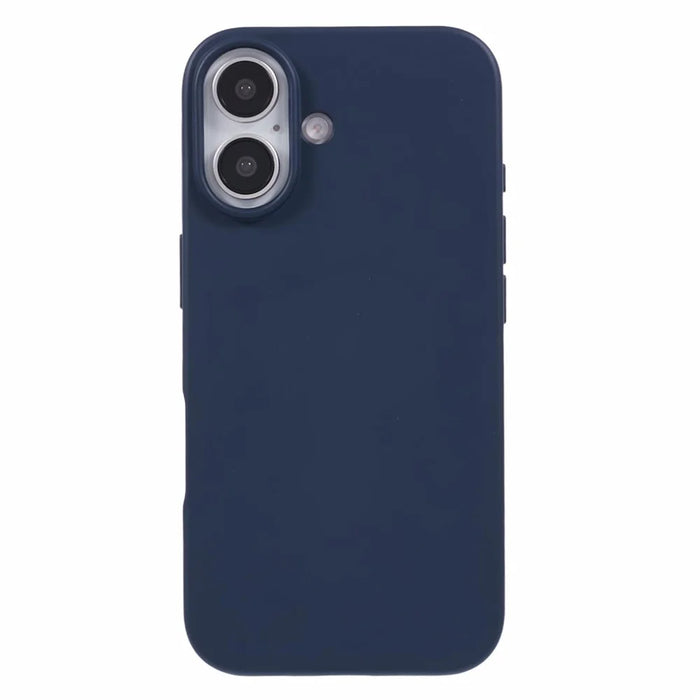 MERCURY GOOSPERY SOFT FEELING Series for iPhone 16 Case Matte Finish TPU Phone Cover - Dark Blue - 3