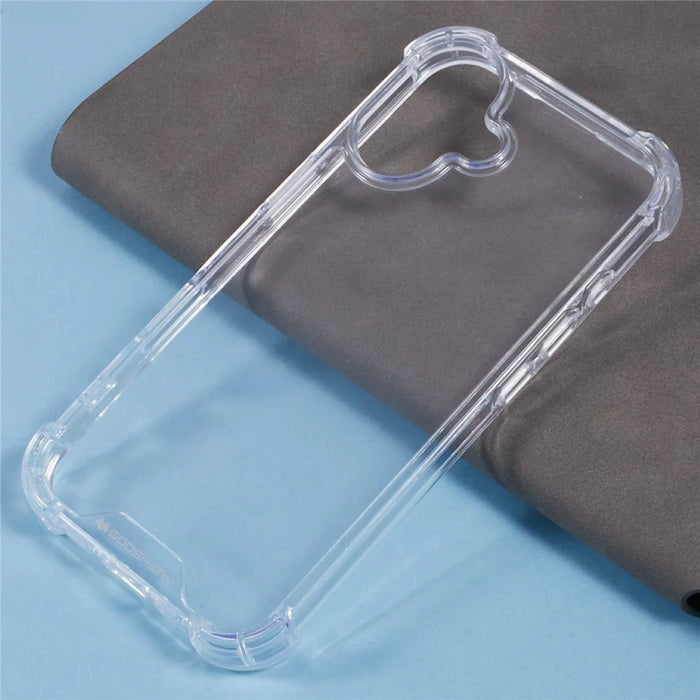 MERCURY GOOSPERY For iPhone 16 Case Reinforced Corners TPU+Acrylic Clear Phone Cover - 6