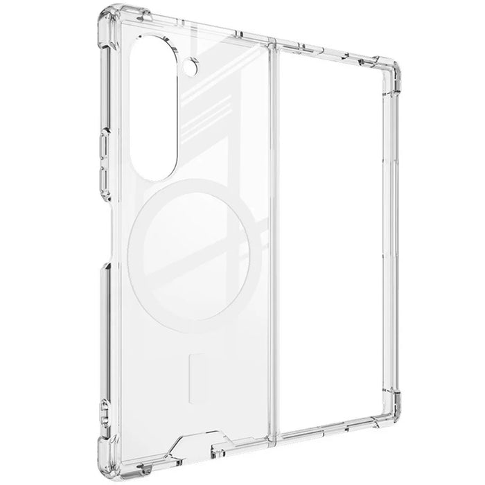 IMAK For Samsung Galaxy Z Fold6 5G Clear Case Magnetic Case Shockproof PC+TPU Phone Cover - 2