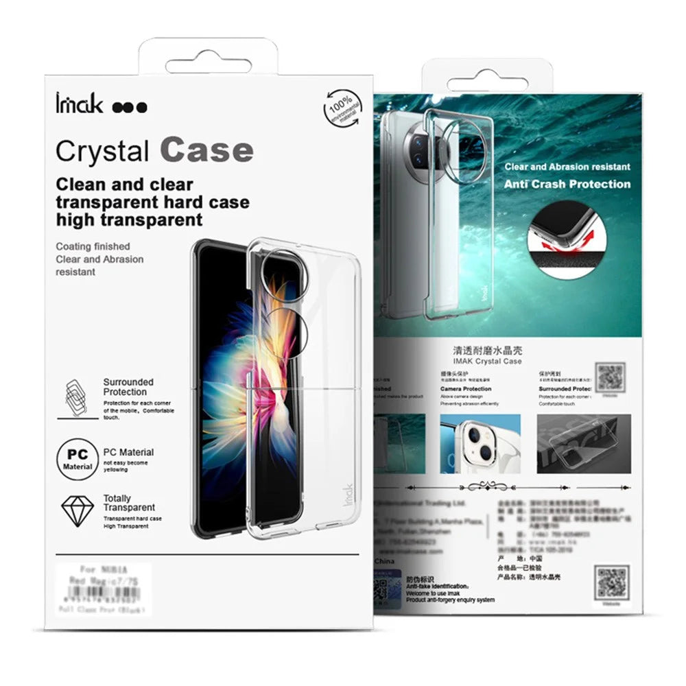 IMAK Crystal Case II Pro for Google Pixel 9 Pro Fold 5G Case Clear PC Phone Cover (Upper Cover+Lower Cover) - 6