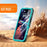 REDPEPPER D-UP Series For iPhone 16 Plus Case IP68 Waterproof Clear Back Panel Phone Cover Compatible with MagSafe - Blue - 5