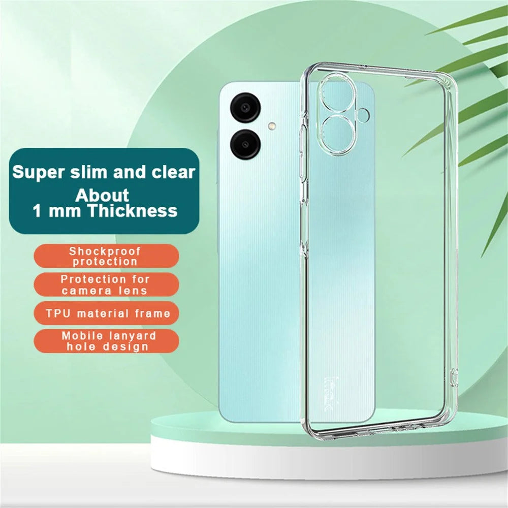 IMAK UX-5 Series For Samsung Galaxy A06 4G Case Transparent TPU Ultra Slim Phone Cover - 2