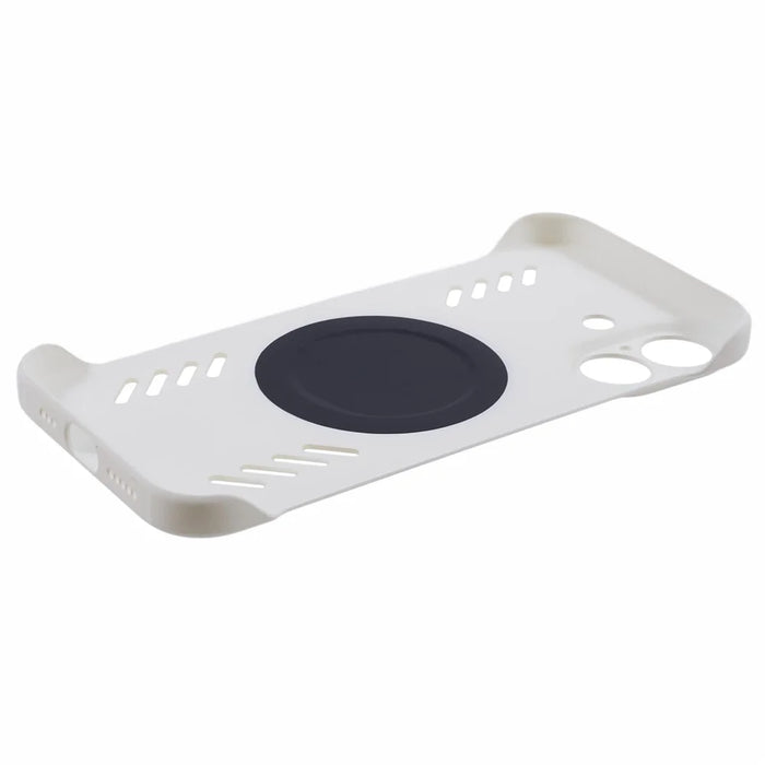 For iPhone 16 Case Hard PC Frameless Heat Dissipation Phone Cover - White - 5
