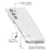 For Samsung Galaxy S24 FE Case PC + TPU Shockproof Clear Phone Cover - Transparent White - 5