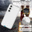 For Samsung Galaxy S24 FE Case PC + TPU Shockproof Clear Phone Cover - Transparent White - 7