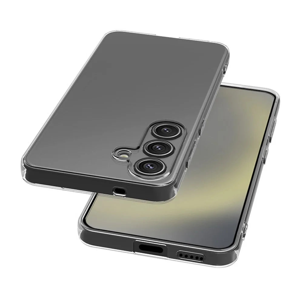 For Samsung Galaxy S25+ Case Ultra-Thin Flexible TPU Clear Phone Cover - 3
