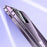 For iPhone 16 Pro Max Case Magnetic Adsorption Double Sides Tempered Glass+Metal Phone Cover with Buckle - Silver - 2