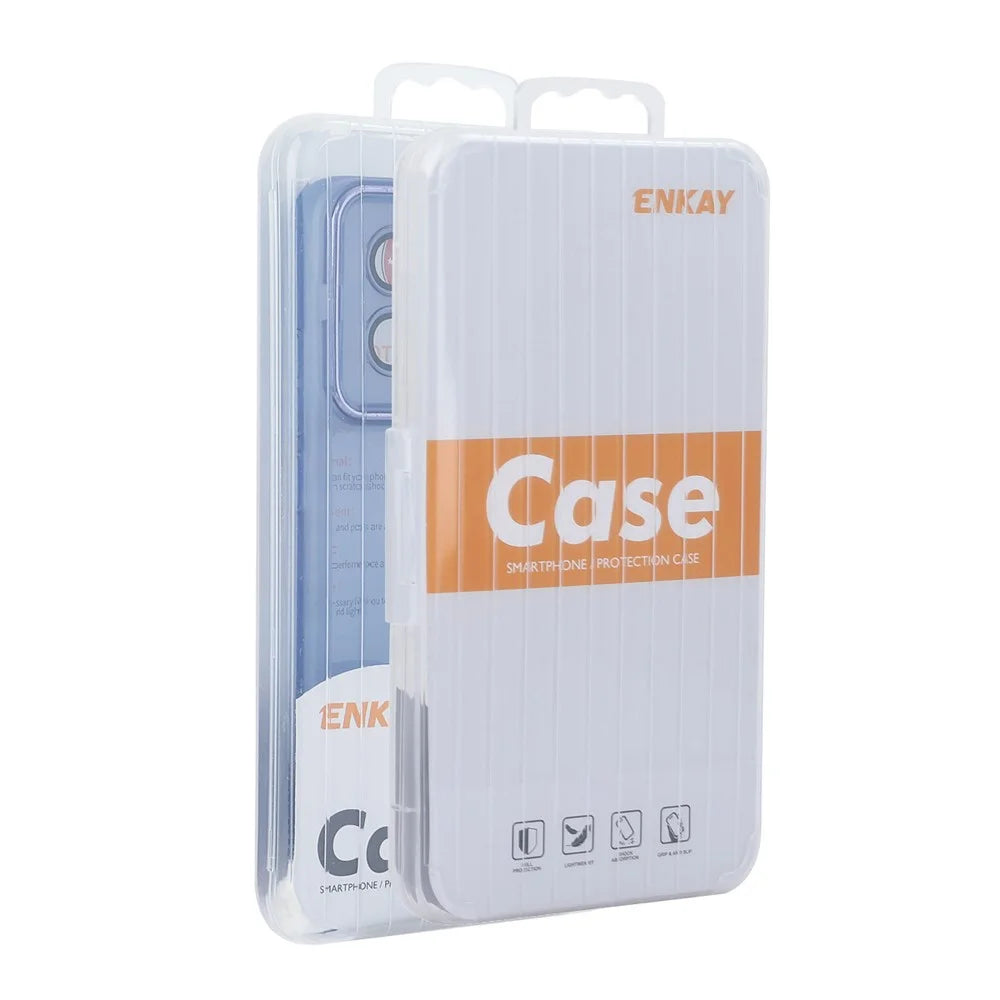 ENKAY HAT PRINCE For iPhone 16 Plus   Case Matte TPU Phone Cover with Lens Film - White - 6