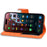 For iPhone 16 Plus Case Cartoon Pattern Wallet Leather Phone Cover - Orange - 3