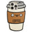 For iPhone 15 Pro Case Funny 3D Coffee Cup Design Silicone Phone Cover - 1