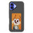 For iPhone 16 Plus E Ink Phone Cover 4-Color Display Pattern Customized Case - Black - 1
