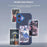 For iPhone 16 Plus E Ink Phone Cover 4-Color Display Pattern Customized Case - Black - 3