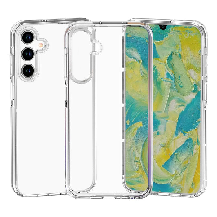 For Samsung Galaxy A16 5G / A16 4G Case PC + TPU Shockproof Clear Phone Cover - Transparent White - 2