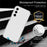 For Samsung Galaxy A16 5G / A16 4G Case PC + TPU Shockproof Clear Phone Cover - Transparent White - 6