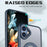 For iPhone 16 Plus Case Rotating Magnetic Kickstand Acrylic+TPU Shockproof Phone Cover - Blue - 6