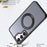 For Samsung Galaxy S24+ Case Rotating Magnetic Kickstand Acrylic+TPU Shockproof Phone Cover - Black - 4