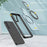 For Samsung Galaxy S24+ Case Rotating Magnetic Kickstand Acrylic+TPU Shockproof Phone Cover - Black - 5