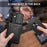 For Samsung Galaxy A16 5G / A16 4G Case PC+TPU Kickstand Phone Back Cover with Camera Slider - Black - 6
