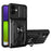 For Samsung Galaxy A06 4G Case PC+TPU Kickstand Phone Back Cover with Camera Slider - Black - 1