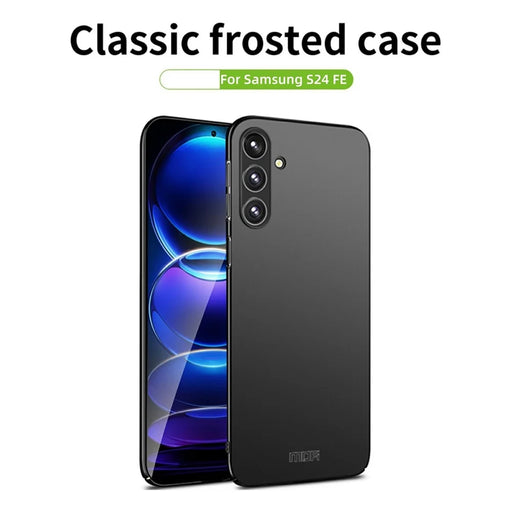 MOFI JK PC Series-1 Shield For Samsung Galaxy S24 FE Cell Phone Case Shockproof PC Back Cover - Black - 2