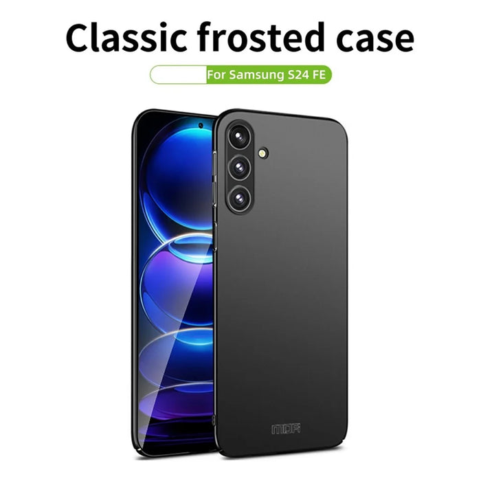 MOFI JK PC Series-1 Shield For Samsung Galaxy S24 FE Cell Phone Case Shockproof PC Back Cover - Black - 2