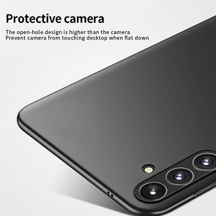 MOFI JK PC Series-1 Shield For Samsung Galaxy S24 FE Cell Phone Case Shockproof PC Back Cover - Black - 5