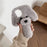 For iPhone 15 Pro Case Cute Teddy Dog Fluffy Soft TPU Winter Phone Cover - Brown - 5