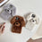 For iPhone 15 Pro Case Cute Teddy Dog Fluffy Soft TPU Winter Phone Cover - Brown - 6