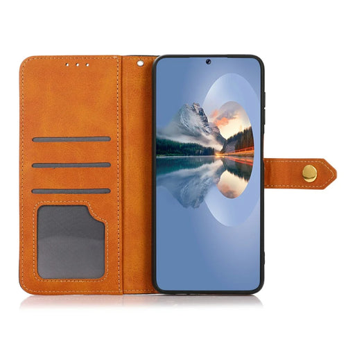 KHAZNEH For Samsung Galaxy S25 Ultra Wallet Phone Case Stand Leather Flip Cover - Black - 2