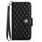For OnePlus Nord 4 Leather Case Phone Stand Cover with 7 Card Slots and Hand Strap - Black - 3