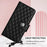 For OnePlus Nord 4 Leather Case Phone Stand Cover with 7 Card Slots and Hand Strap - Black - 5
