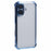 For iPhone 16 Case Electroplating Clear TPU Phone Cover with Lens Film - Blue - 1