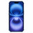 For iPhone 16 Case Electroplating Clear TPU Phone Cover with Lens Film - Blue - 2