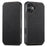 SUTENI J06 For iPhone 16 Plus Case Litchi Texture Leather Wallet Phone Shell Compatible with MagSafe - Black - 1