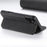 SUTENI J06 For iPhone 16 Plus Case Litchi Texture Leather Wallet Phone Shell Compatible with MagSafe - Black - 3